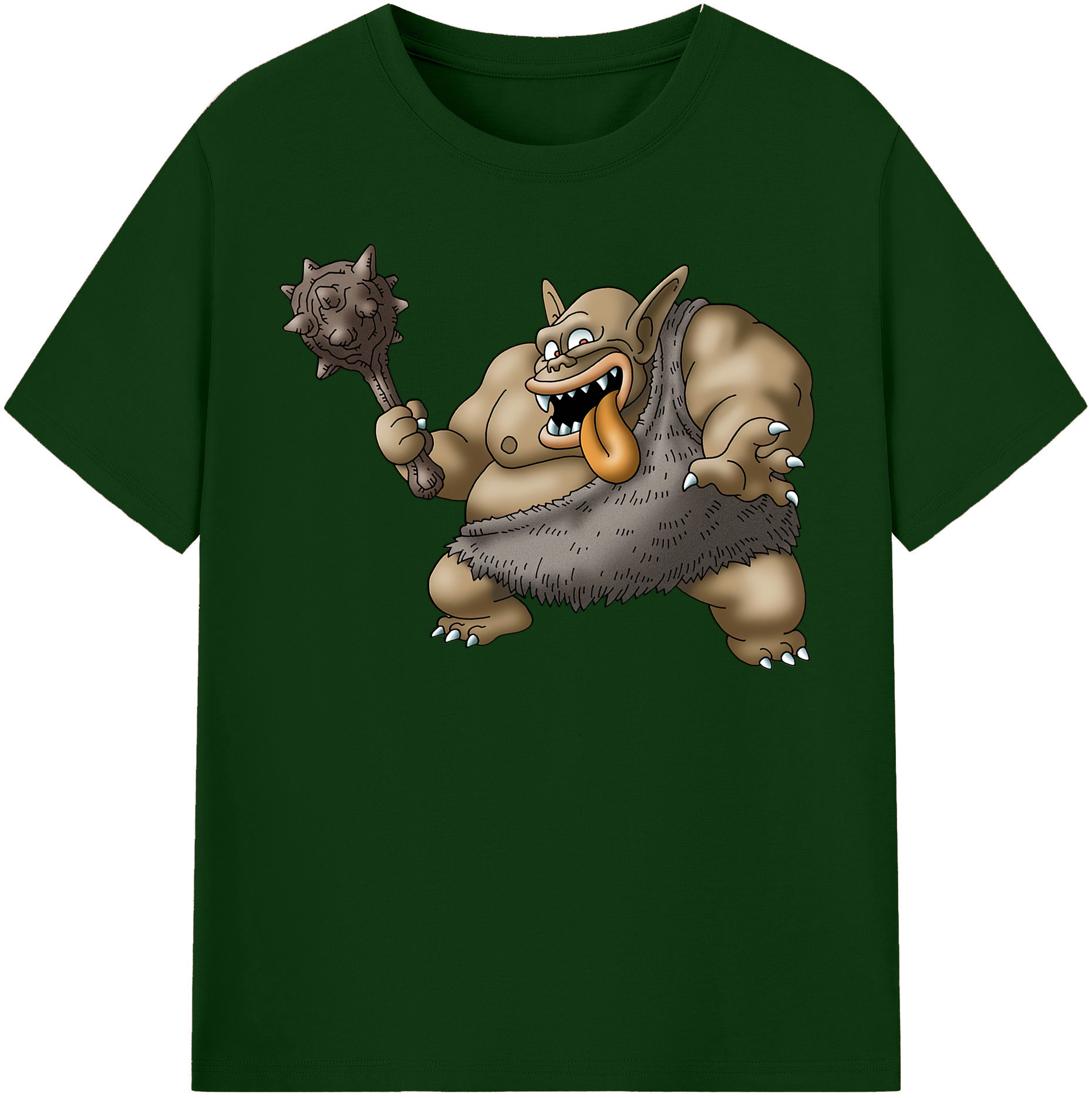 （画像用） ドラゴンクエスト Doragon Kuesuto Dragon Quest 綿100％半袖Tシャツ（フロントプリント）